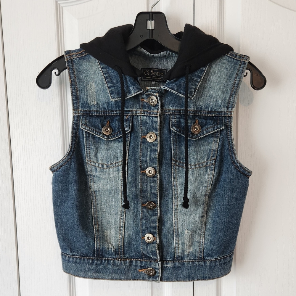 Womens Ci Sono hooded vest